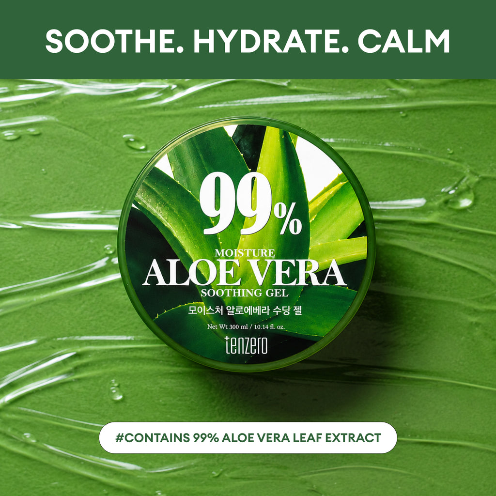TENZERO MOISTURE ALOEVERA SOOTHING GEL