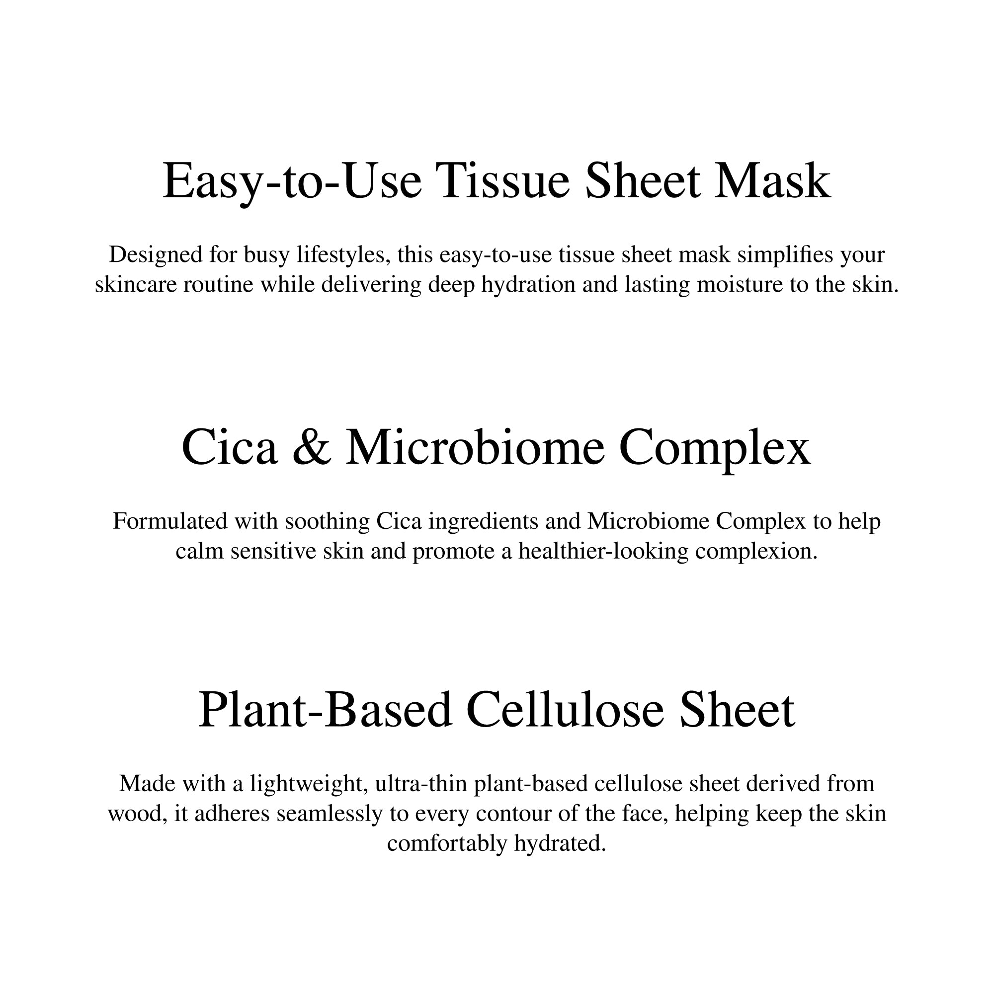 TENZERO DAILY CICA SOOTHING MASK