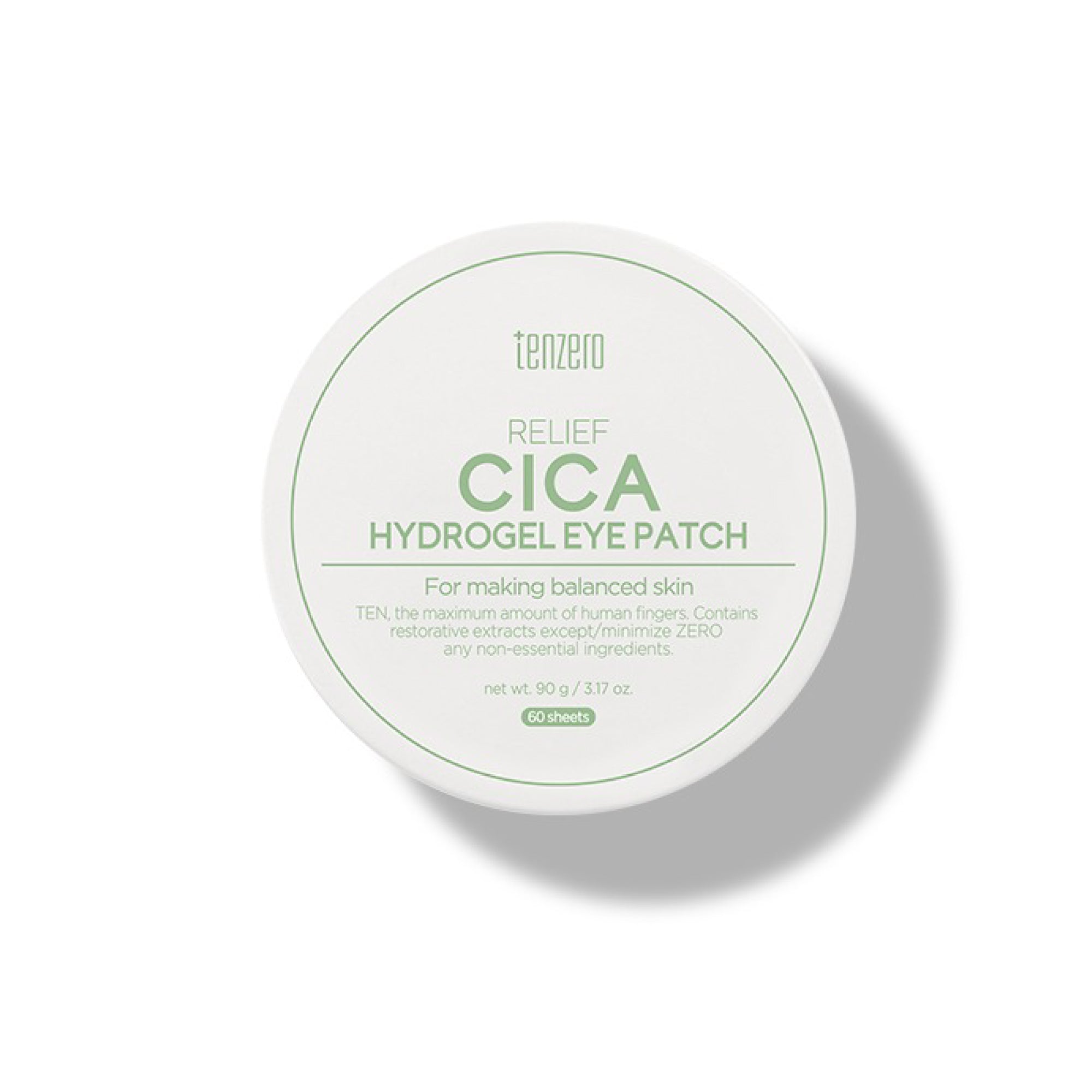 TENZERO RELIEF CICA HYDROGEL EYE PATCH