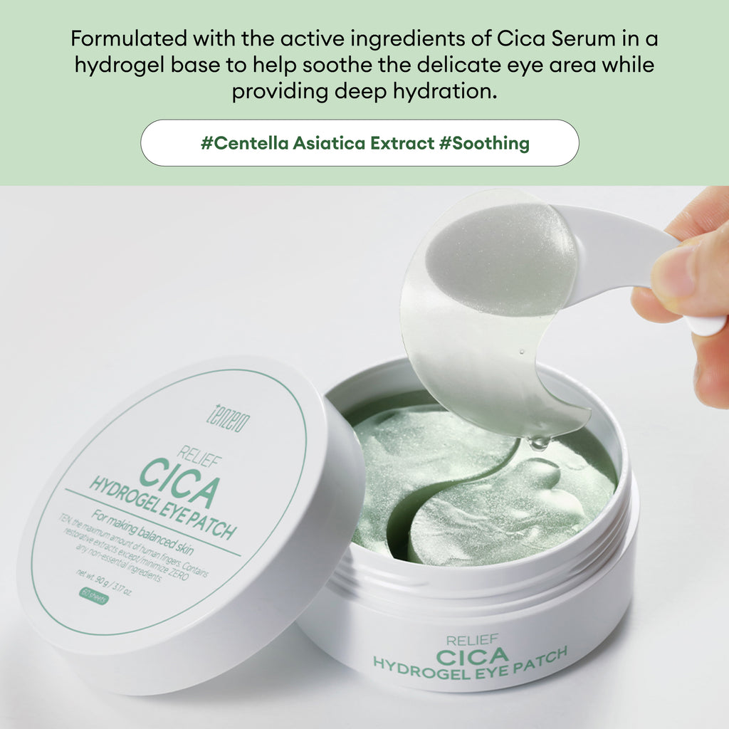 TENZERO RELIEF CICA HYDROGEL EYE PATCH