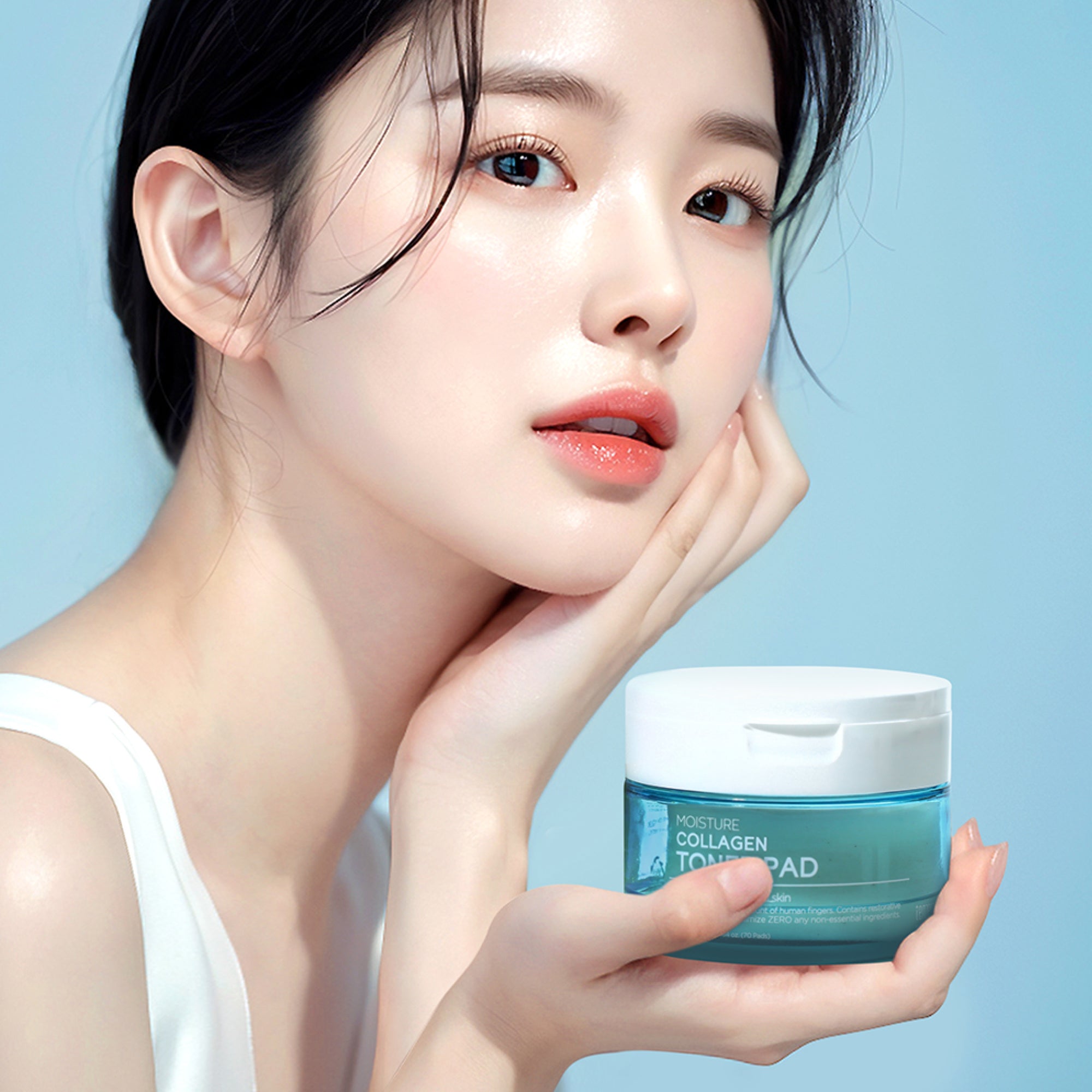 TENZERO MOISTURE COLLAGEN TONER PAD
