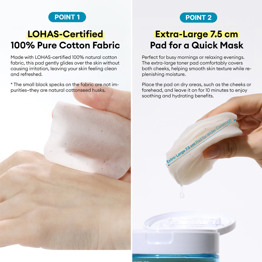 TENZERO MOISTURE COLLAGEN TONER PAD