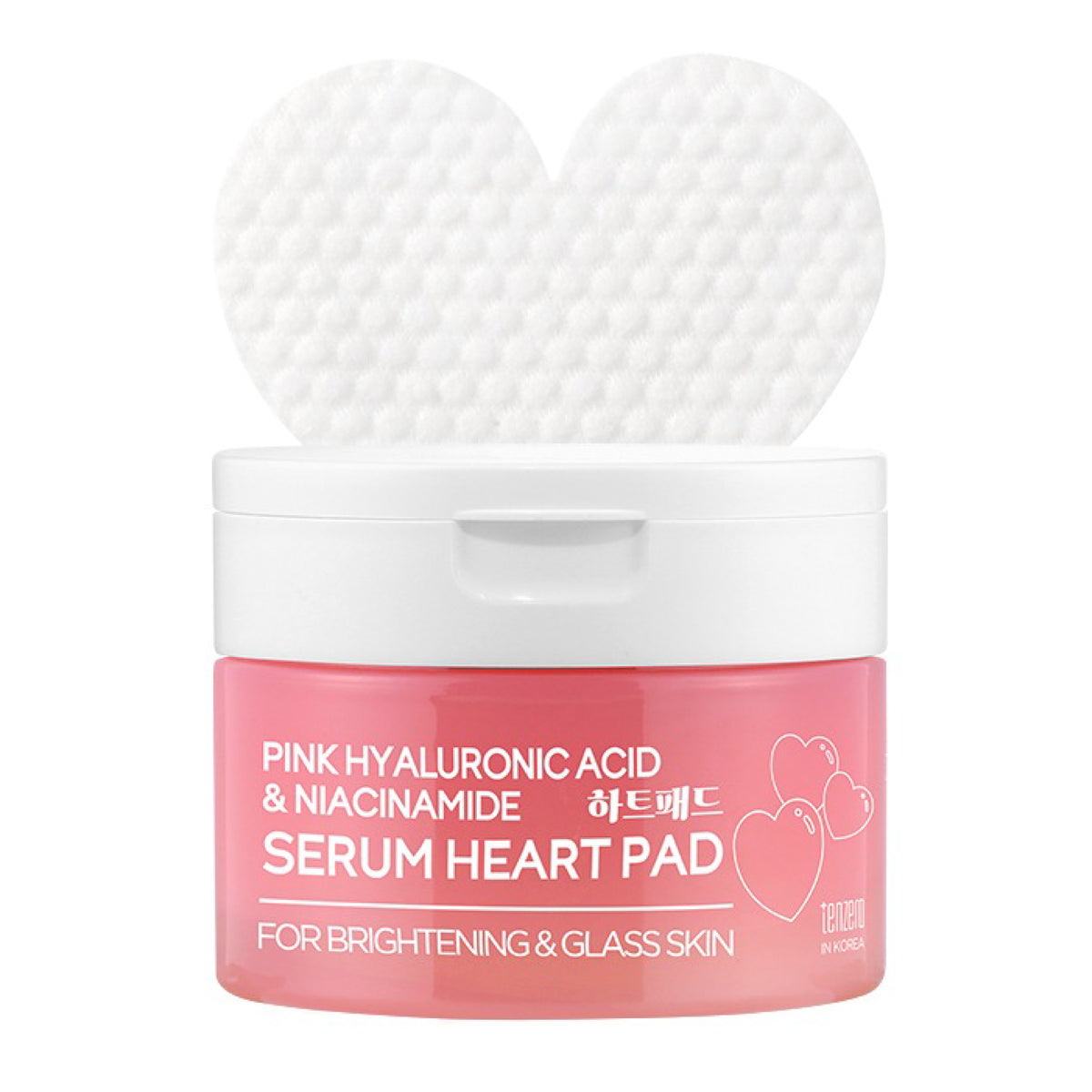 TENZERO PINK HYALURONIC ACID NIACINAMIDE SERUM HEART PAD