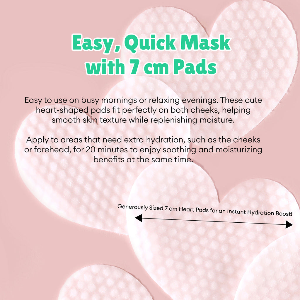 TENZERO PINK HYALURONIC ACID NIACINAMIDE SERUM HEART PAD