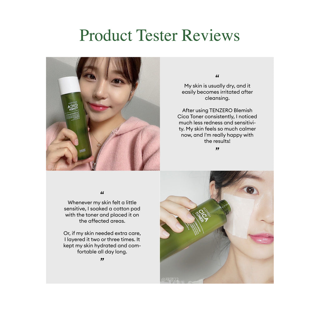 TENZERO BLEMISH CICA TONER