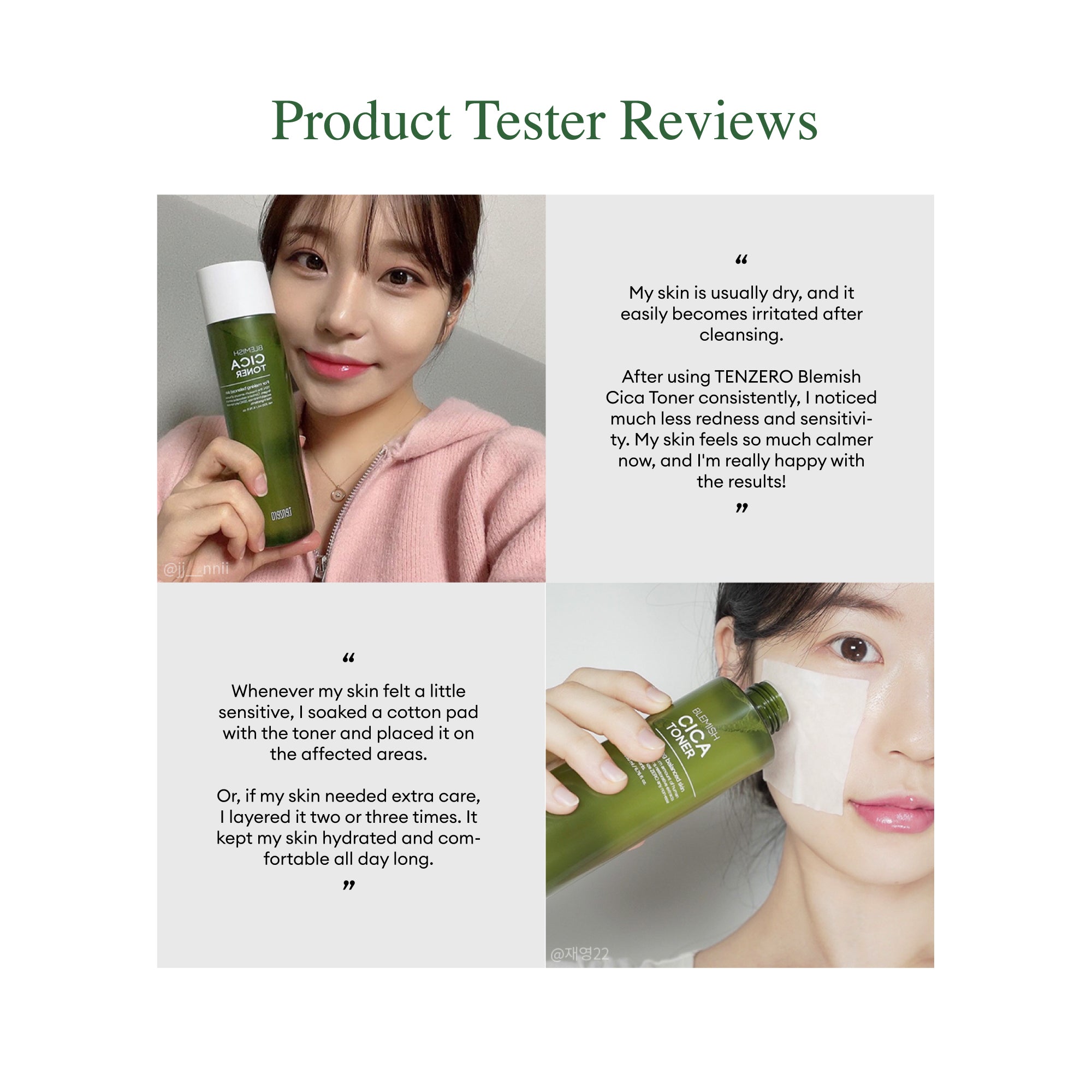 TENZERO BLEMISH CICA TONER
