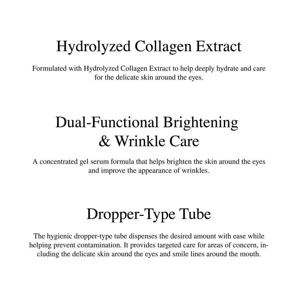 TENZERO DEEP AQUA COLLAGEN EYE SERUM 2X