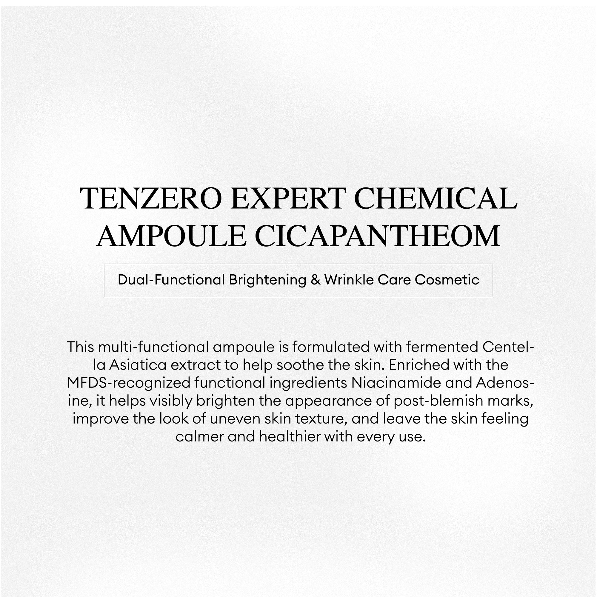 TENZERO EXPERT CHEMICAL AMPOULE CICAPANTHEOM