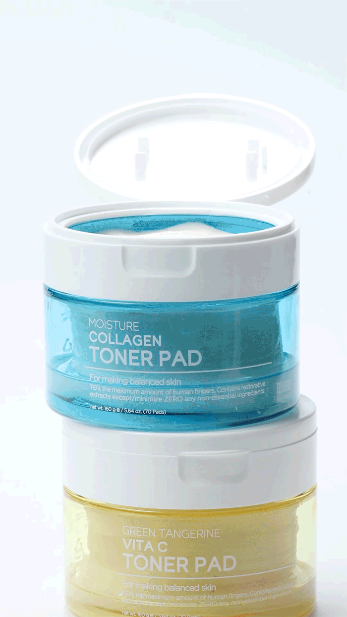 TENZERO MOISTURE COLLAGEN TONER PAD